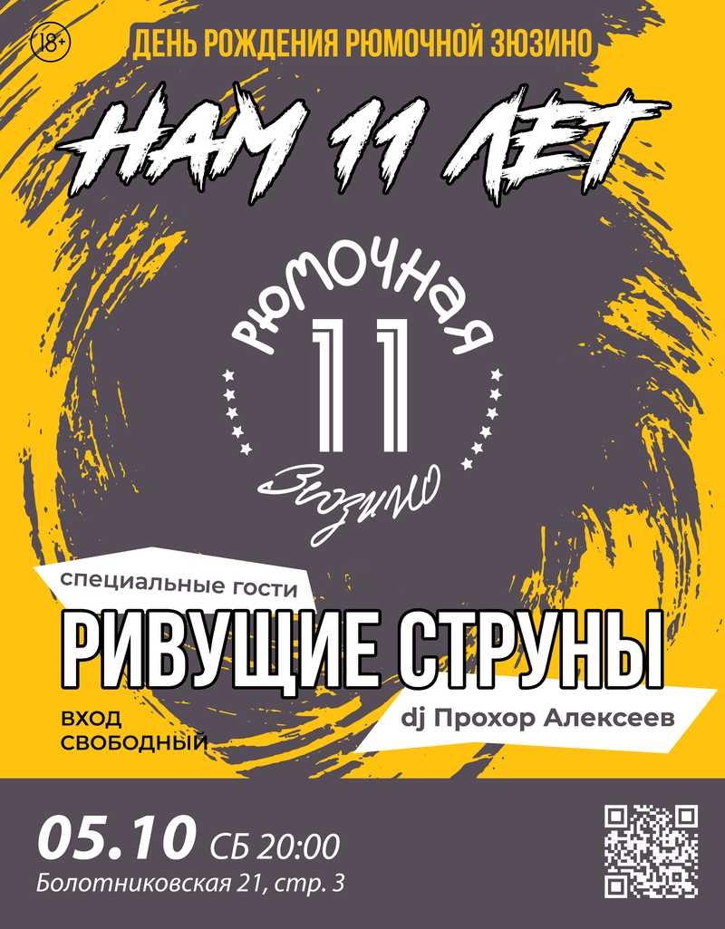День рождения Рюмочной Зюзино